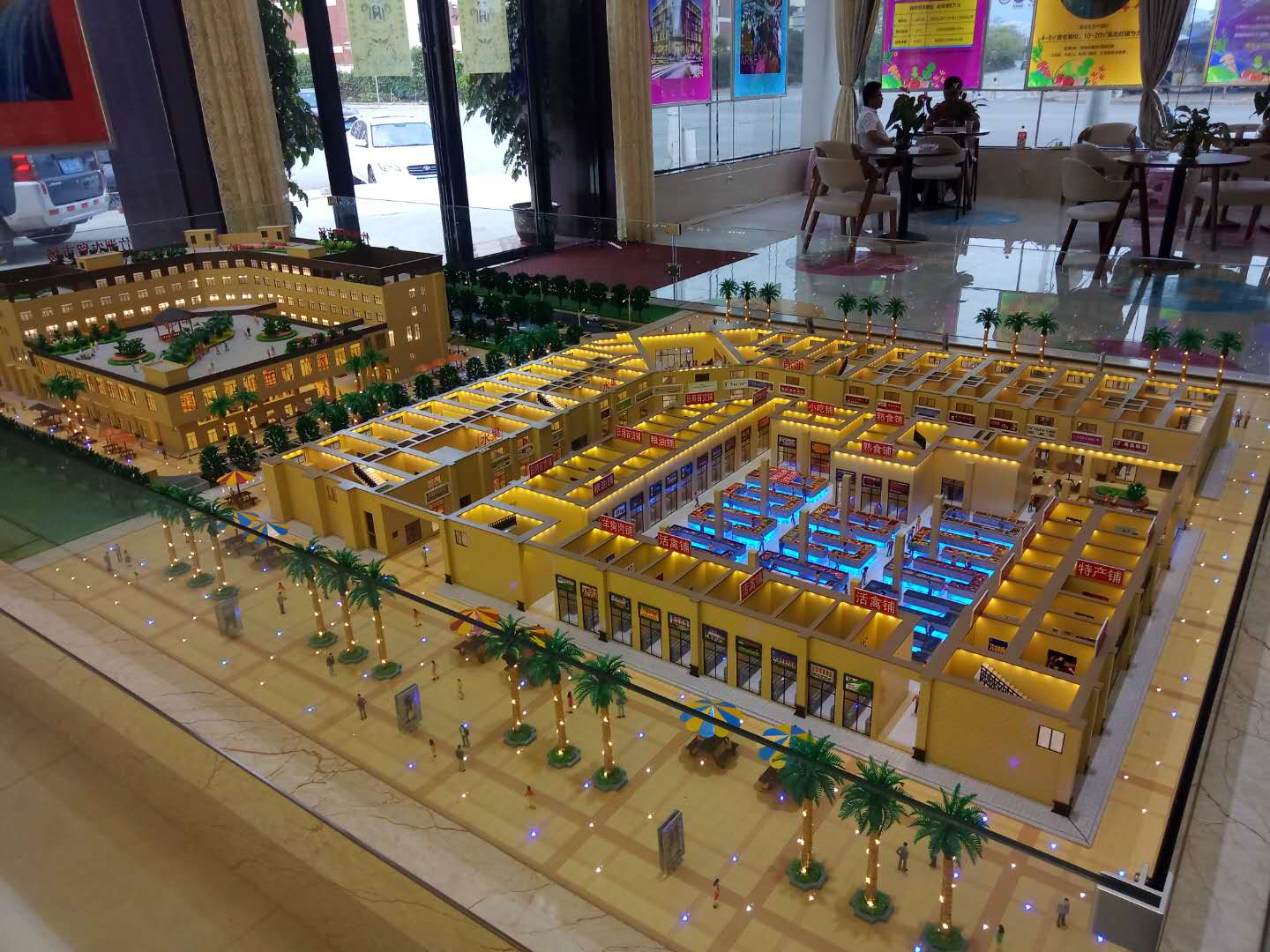 百色竹洲农贸市场剖面