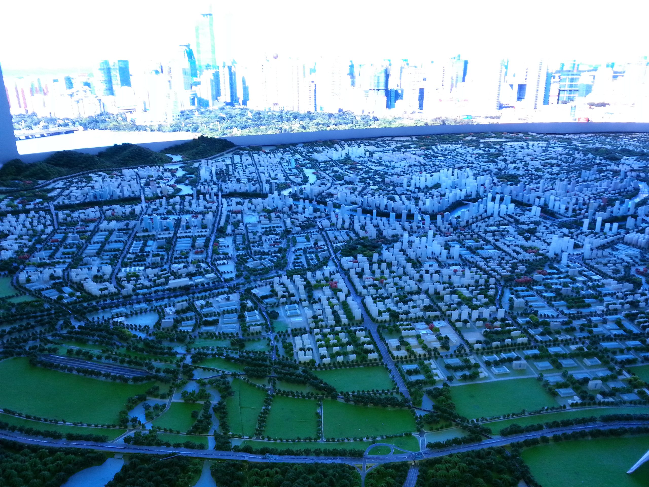 南宁市规划沙盘